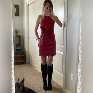 Missguided faux leather dress 🔥